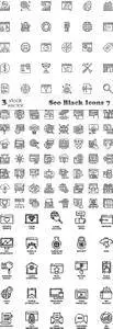 Vectors - Seo Black Icons 7