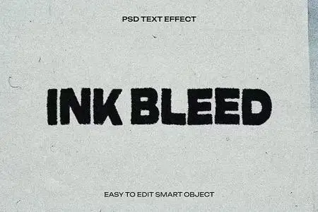 Ink Bleed Text Effect - XMQQ94L