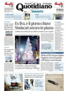 Quotidiano di Puglia Taranto - 23 Novembre 2023