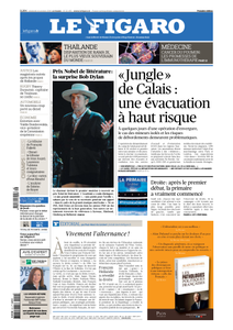 Le Figaro du Vendredi 14 Octobre 2016