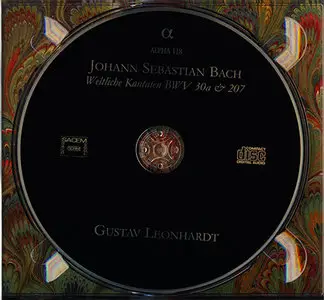 Johann Sebastian Bach - Cafe Zimmermann / Gustav Leonhardt - Weltliche Kantaten BWV 30a, 207 (2007)