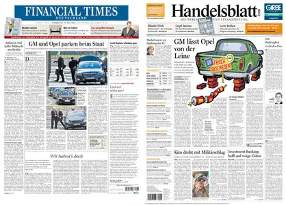 FinancialTimes Deutschland  & Handelsblatt vom 28.05.2009