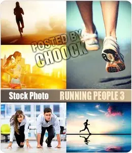 Running people 3 - Stock Photo