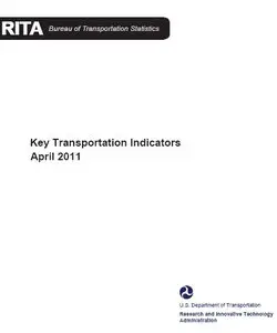 Key Transportation Indicators: April 2011