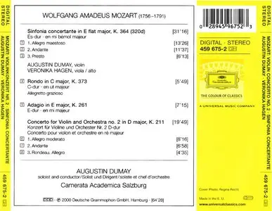 Mozart · Violin Concerto no.2 · Sinfonia Concertante