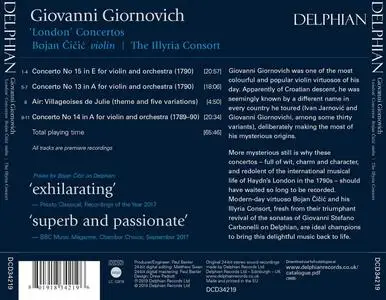 Bojan Čičić, The Illyria Consort - Giovanni Giornovich: 'London ...