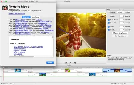 Photo to Movie 5.3.0.0 Mac OS X