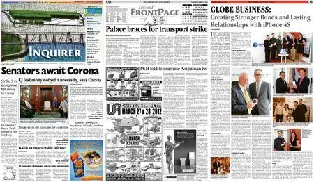 Philippine Daily Inquirer – March 15, 2012