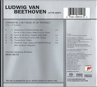 Ludwig van Beethoven - Bruno Walter - Symphony 6 (1958, SACD Remaster 1999) {Single Layer-SACD // ISO & FLAC} 