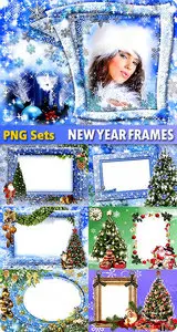 Christmas & new year frames