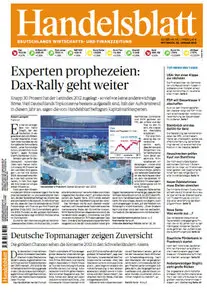 Das Handelsblatt vom 02 Januar2013