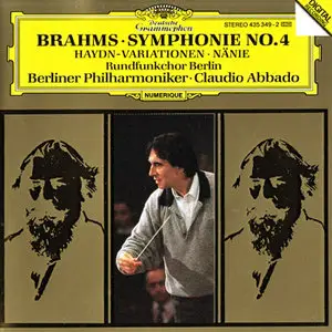 Brahms, Johannes: "Haydn" variations; Nänie; Symphony No. 4;  - Berliner Philharmoniker; Claudio Abbado