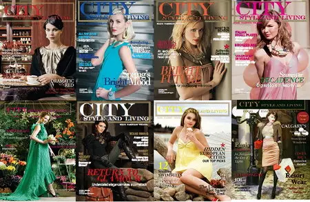 City Style and Living Magazine 2008 Winter - 2010 Spring (All Issues)
