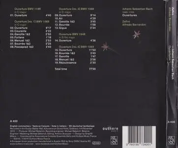 Zefiro, Alfredo Bernardini - J.S. Bach: Ouvertures (2016)