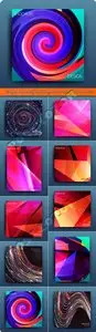 Design business layout for magazine or brochure vector set 32