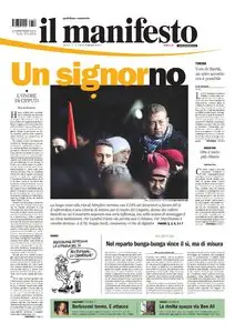 IL MANIFESTO DEL 16 GENNAIO 2011