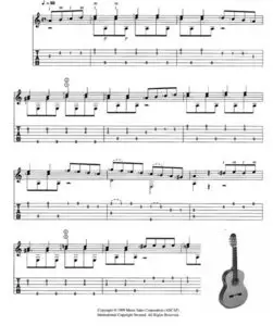 Guitare Music Sheet : Baroque Music