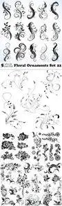 Vectors - Floral Ornaments Set 22