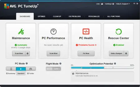 AVG PC Tuneup 2014 14.0.1001.380