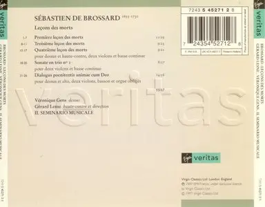 Sebastien De Brossard - Leçons des Morts - Gerard Lesne - Veronique Gens - Il Seminario Musicale