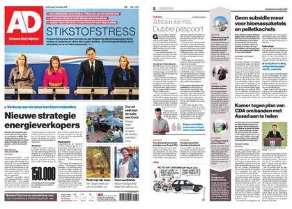 Algemeen Dagblad - Alphen – 14 november 2019