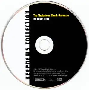 The Thelonious Monk Orchestra - At Town Hall (1959) {2007 Riverside} [Keepnews Collection Complete Series] (Item #14of27)