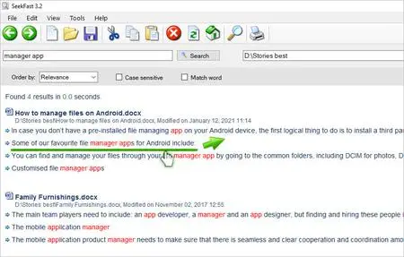SeekFast 7.4
