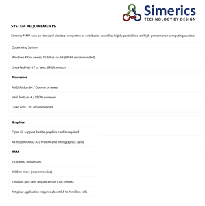 Simerics-MP+ 6.0.0