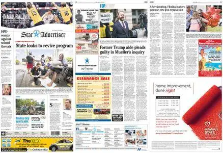 Honolulu Star-Advertiser – February 24, 2018