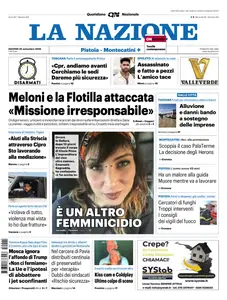 La Nazione Pistoia Montecatini - 25 Settembre 2025
