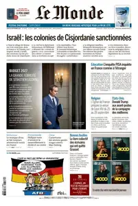 Le Monde - 10 Septembre 2026