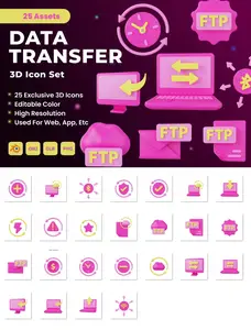 EE - Data Transfer 3D Icon PAPYKGF