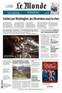 Le Monde du Vendredi 21 Février 2025