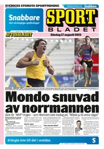 Sportbladet - 17 Augusti 2025