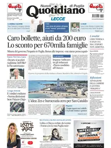 Quotidiano di Puglia Lecce - 2 Marzo 2025