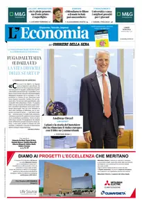 Corriere della Sera Economia - 16 Settembre 2024