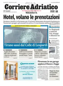 Corriere Adriatico Macerata - 18 Marzo 2025