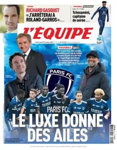 L’equipe du Jeudi 10 Octobre 2024