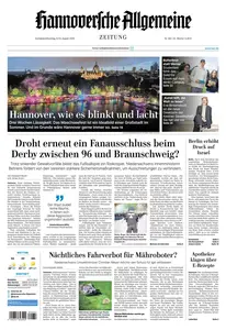 Hannoversche Allgemeine Zeitung - 09 August 2025