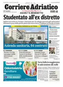 Corriere Adriatico Ascoli - 25 Settembre 2025