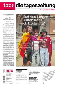 taz die tageszeitung  - 04 September 2024