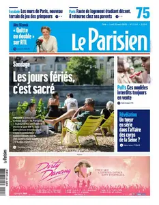 Le Parisien du Lundi 25 Août 2025