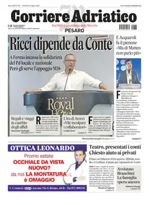 Corriere Adriatico Pesaro - 24 Luglio 2025