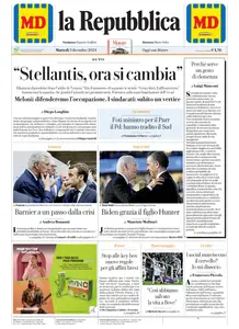 la Repubblica - 3 Dicembre 2024