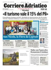 Corriere Adriatico Pesaro - 7 Settembre 2024