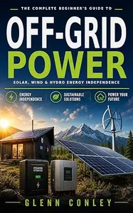 Off-Grid Power: The Complete Beginner's Guide to Solar, Wind & Hydro Energy Independence