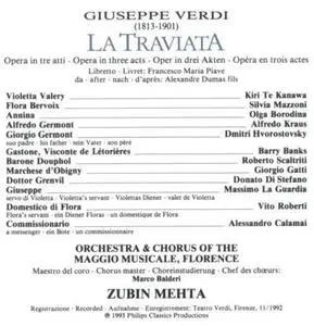 Giuseppe Verdi – La Traviata