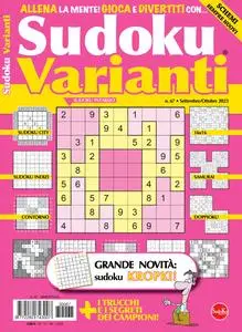 Sudoku Varianti N.67 - Settembre-Ottobre 2023