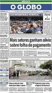 Jornal O Globo - 17 de julho de 2012 - Terça