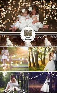 CreativeMarket - Magic shine bokeh Photoshop Overlays